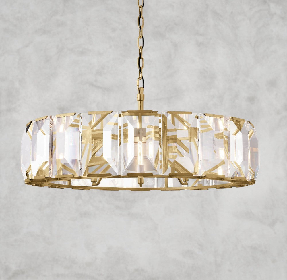 Harlow Crystal Round Chandelier 19", 31", 43", 60"